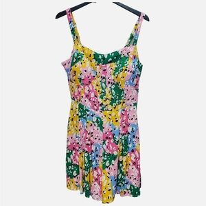 White Birch Colorful Floral Jumpsuit